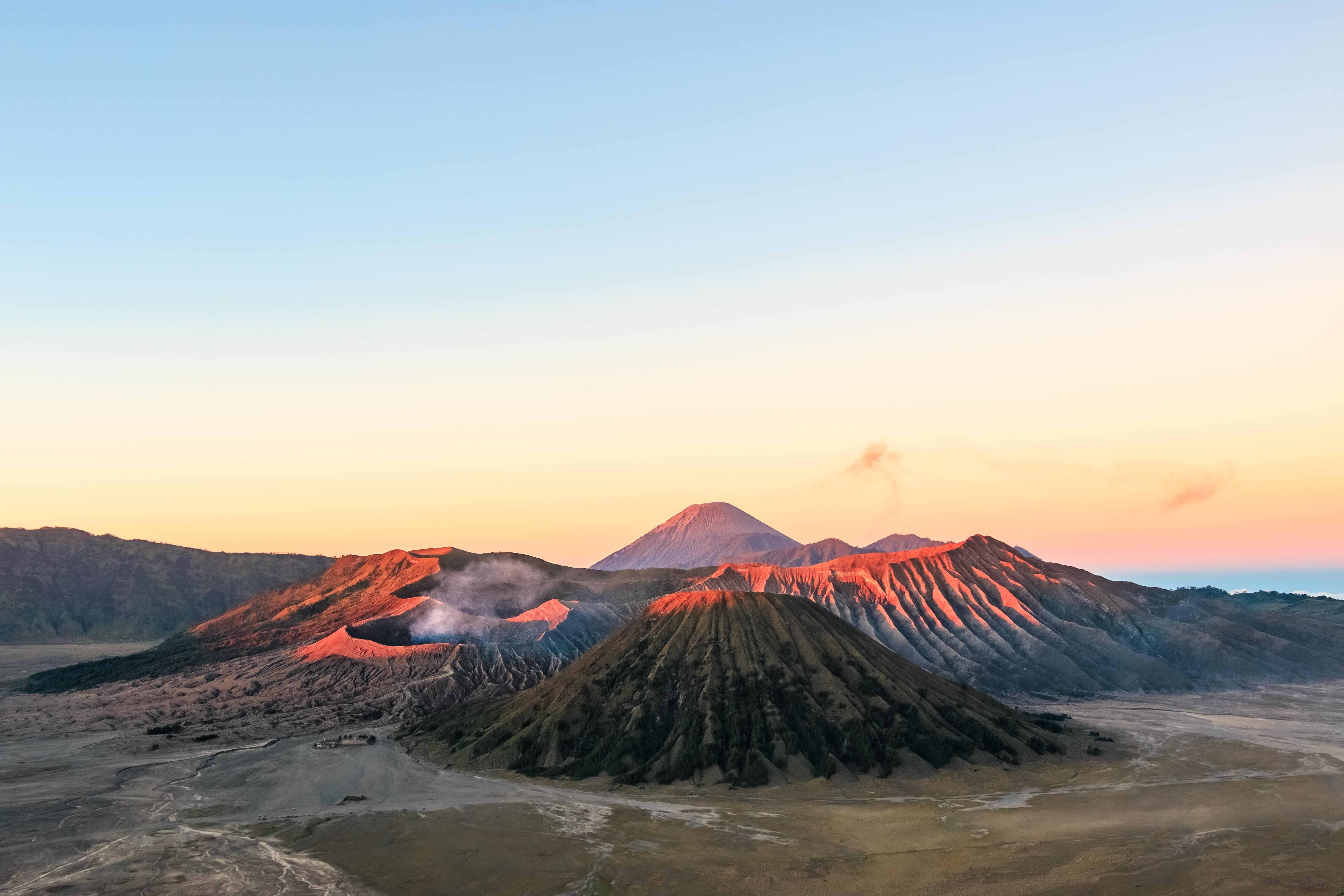 Mount Bromo Volcano Sunrise East Java Indonesia